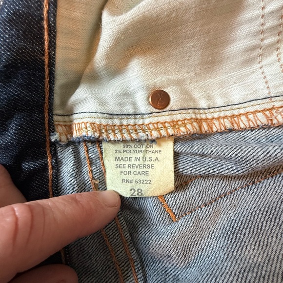 David Kahn Dark Blue Denim Skirt Size 28 - Picture 7 of 7